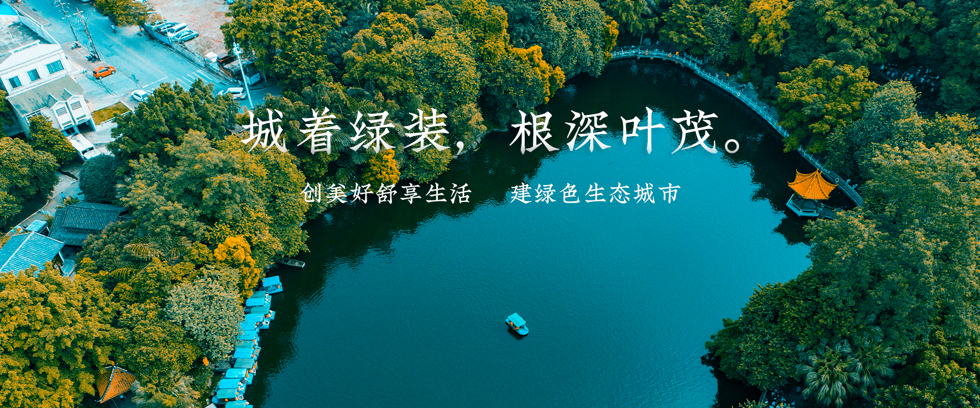 城著綠裝，根深葉茂